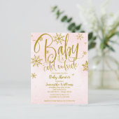 Baby Het is de Koude Uitnodiging van het Buiten Ba (Staand voorkant)