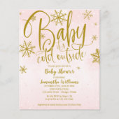 Baby Het is de Koude Uitnodiging van het Buiten Ba (Voorkant)
