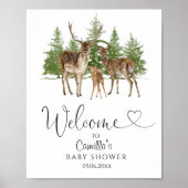 Baby Het is het Koude Onthaal van het Baby shower Poster (Voorkant)