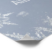 Baby Het is het Welkomstteken van het Baby shower Poster (Hoek)