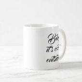 Baby Het is koud buiten aangepaste script grappig  Koffiemok (Voorkant rechts)