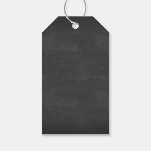 Baby Het is Koud Buiten Blauwe Snowflakes Baby sho Cadeaulabel (Achterkant)