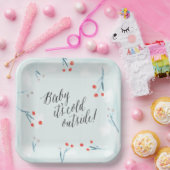 "Baby het is koud buiten!" Bord WinterBaby shower (Feest)