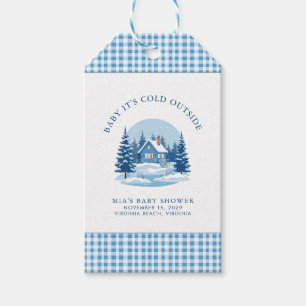 Baby Het is koud buiten cadeau Label Cadeaulabel