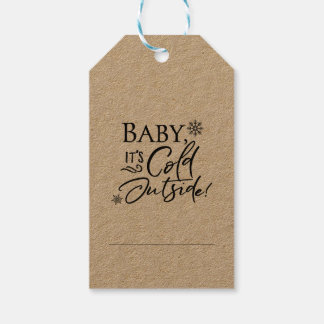 Baby het is koud buiten cadeau Labels Cadeaulabel