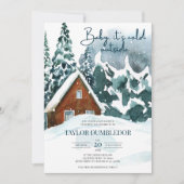 Baby het is koud buiten de Shower Winter Kerstmis Kaart (Voorkant)