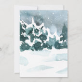 Baby het is koud buiten de Shower Winter Kerstmis Kaart (Achterkant)