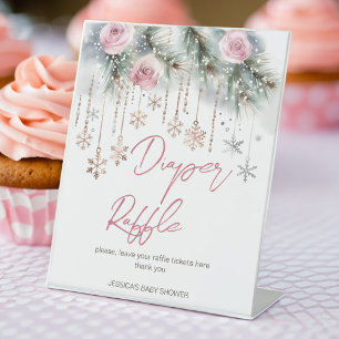 Baby Het is koud buiten de winterse baby shower ta Reclamebord Met Voetstuk