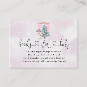 Baby Het is koud buiten Girl Winter Baby shower Informatiekaartje