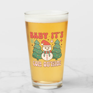 Baby het is koud buiten glas