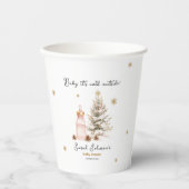 Baby het is koud buiten het Baby shower van de win Papieren Bekers (Voorkant)