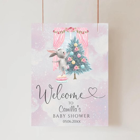 Baby Het is koud buiten het Baby shower van de Win Poster
