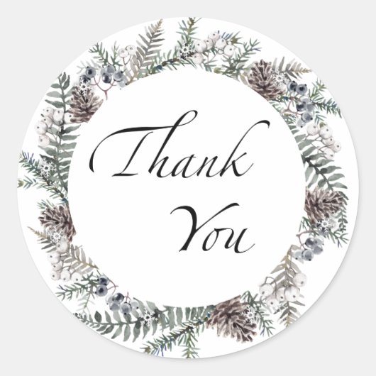 Baby het is koud buiten het groene. ronde sticker (Voorkant)