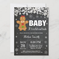 Baby het is koud buiten Kerstdakman Baby Borrel