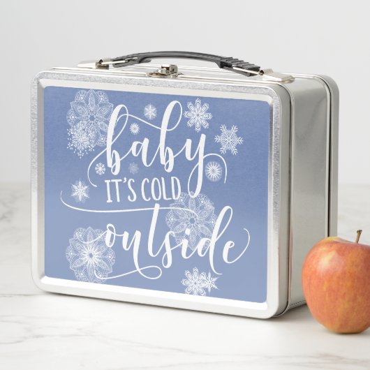 Baby het is koud buiten Kerstmis (In situ)