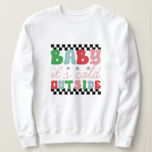Baby Het is koud buiten Kerstmis Trui