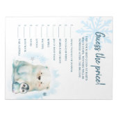 Baby Het is koud Buiten Raad de prijs Notitieblok (Voorkant)