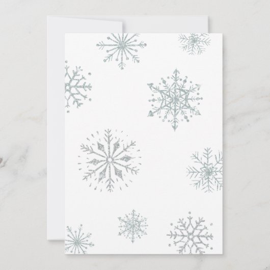 Baby het is koud buiten Roze lint baby shower Kaart (Achterkant)