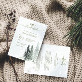 Baby het is koud buiten Tree Wonderland baby showe Kaart