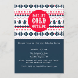 Baby Het is koud buiten | uitnodiging voor een fee