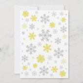 Baby het is koud buiten Winter Baby Shower Kaart (Achterkant)