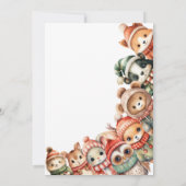 Baby Het is Koud Buiten Winterbos Baby shower Kaart (Achterkant)