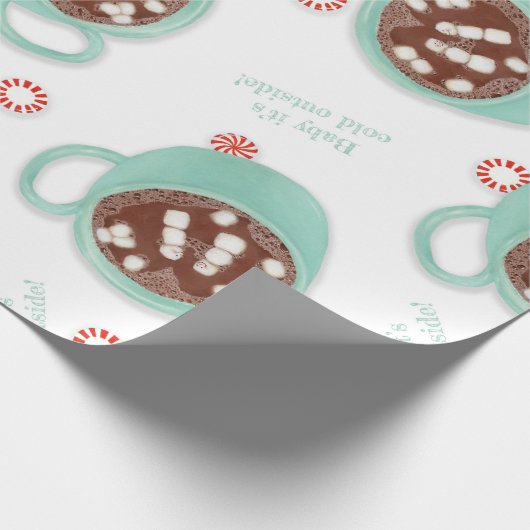 Baby Het is koud papier voor buitengebruik van fee (Hoek)