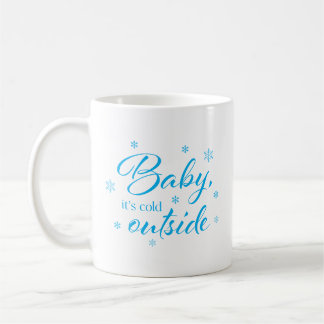 Baby Het is koude buitenkoffie-Mok Koffiemok