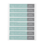 Baby Het is koude buitenste winteretiketten van he (Vel)