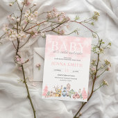 Baby Het is koude buitenste winterschotel Kaart