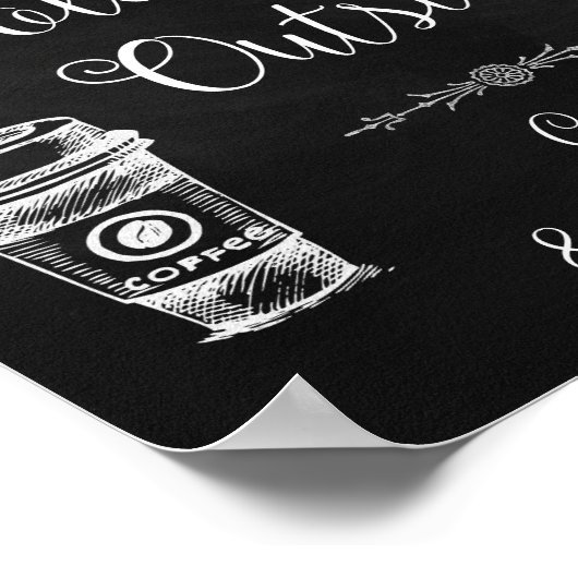 Baby het is Koudje Buiten Weddenschap Poster (Hoek)