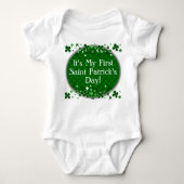 Baby Het is mijn eerste Sint Patrick's Day Romper (Voorkant)