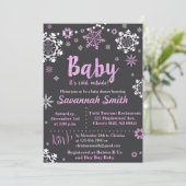 Baby het koude, buiten de babybadkamer uitgezonden kaart (Staand voorkant)