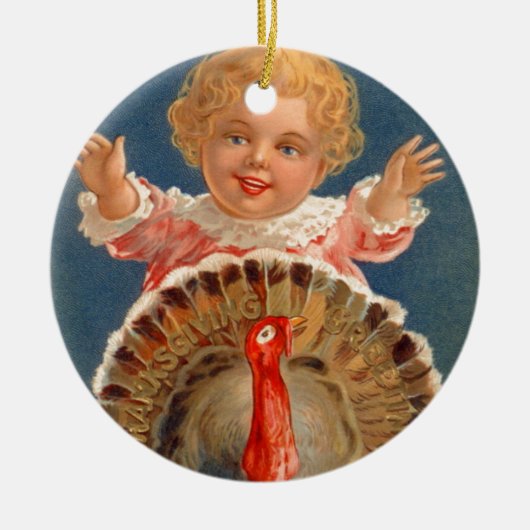 Baby het van Tom Turkey Ornament (Voorkant)