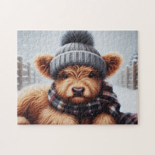 Baby Highland Rund Legpuzzel