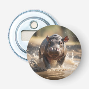 Baby Hippo Button Flesopener