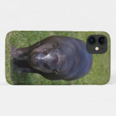 Baby Hippo iPhone 11 Coque (Dos (Horizontal))