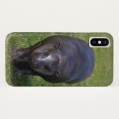 Baby Hippo iPhone X Coque (Dos (Horizontal))