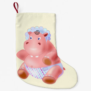 Baby Hippo kerstkous Kleine Kerstsok