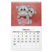 Baby Hippo Kinderkalender Kalender (Feb 2027)
