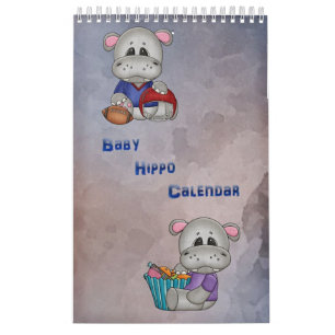 Baby Hippo Kinderkalender Kalender