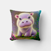 Baby Hippo Kussen (Voorkant)