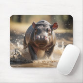 Baby Hippo Muismat (Met muis)