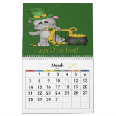 Baby Hippopotames Calendrier des enfants (Mar 2027)