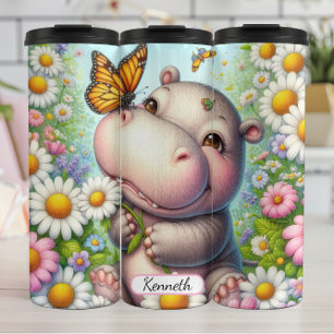 Baby Hippo's heerlijke Daisy Friends Thermosbeker