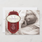 Baby Holiday Faire-part (Devant)