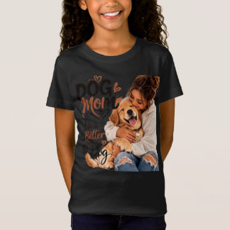 Baby Hond Moeder T-shirt – Pootafdruk Liefde – Moo