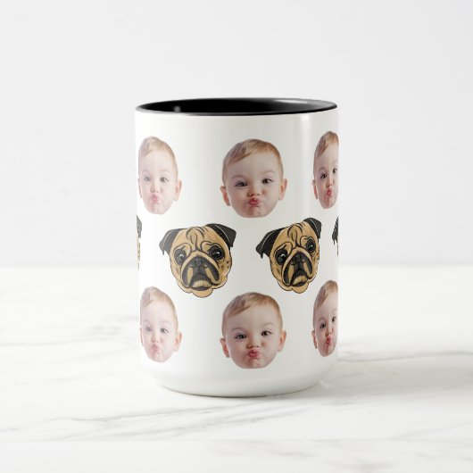 Baby Hondenman Grappig voor grootouders Verjaardag Mok (Midden)