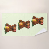 Baby Honey Ours Bain Serviette Couleur personnalis (Serviette de bain)