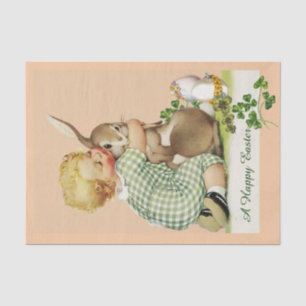 BABY HUGGGGENE EENVOUDIGERE BUNNY, roze Tissuepapier